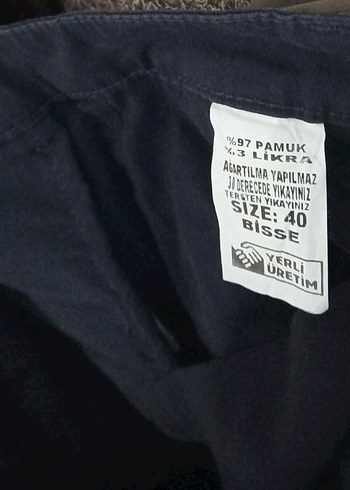 Koyu Mavi Denim Kadın Pantolon - Görsel 3