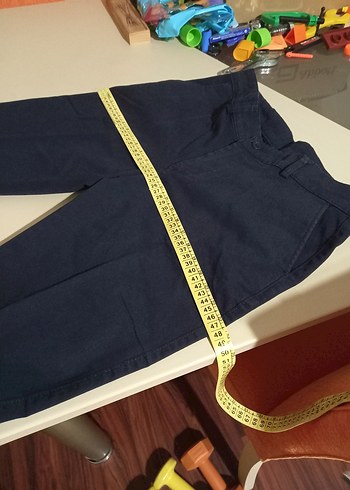 Koyu Mavi Denim Kadın Pantolon - Görsel 5