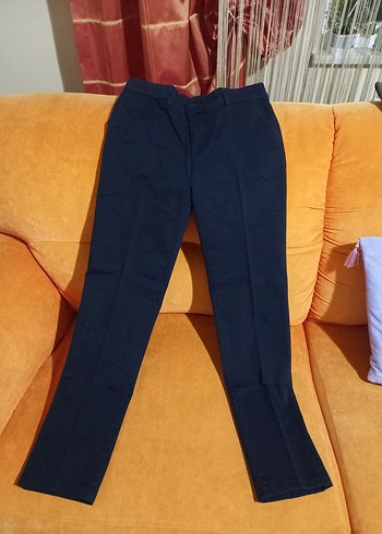 Koyu Mavi Denim Kadın Pantolon - Görsel 2