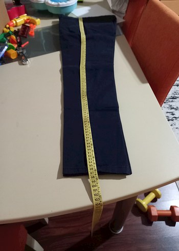 Koyu Mavi Denim Kadın Pantolon - Görsel 6