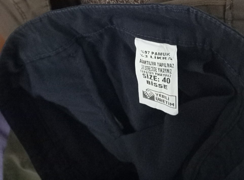 Koyu Mavi Denim Kadın Pantolon - Görsel 3