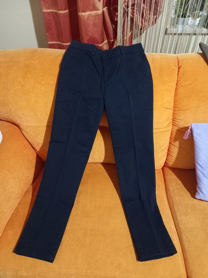 Koyu Mavi Denim Kadın Pantolon - Görsel 2