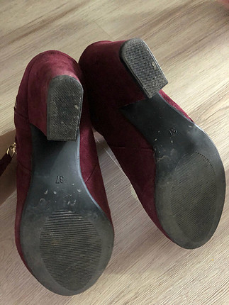 37 Beden Bordo bootie