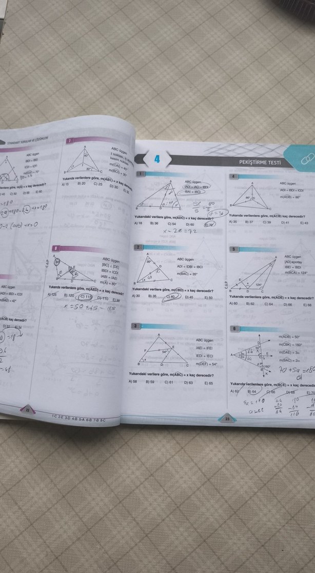 ADİM ADİM OGRETEN Geometri Video Anlatımlı Soru Fasikülü - Üçgen - Görsel 4