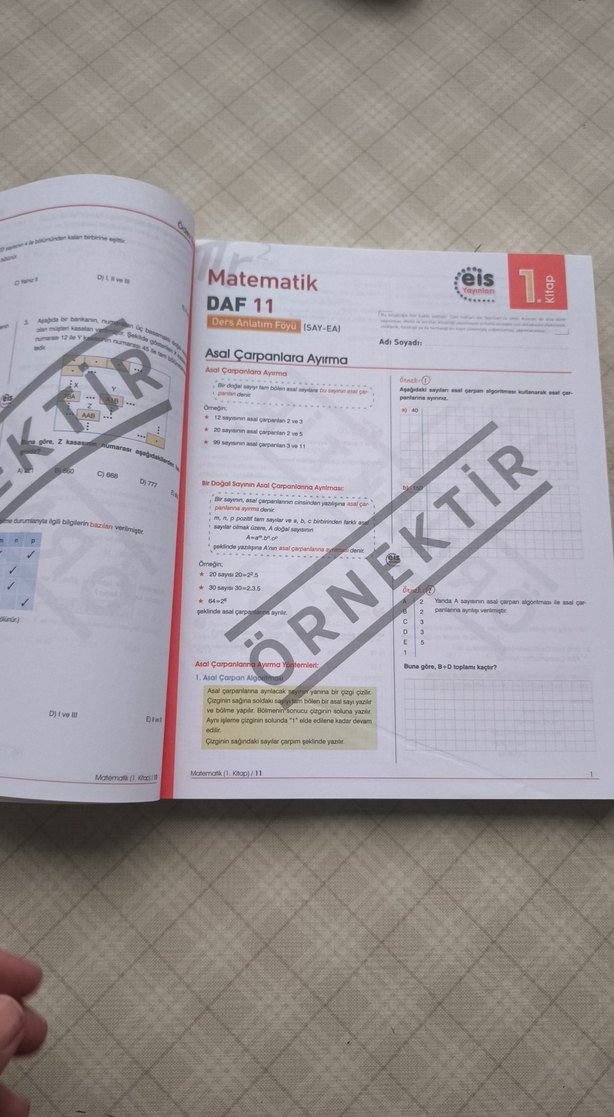 Matematik Ders Anlatım Föyü 9. Sınıf - Görsel 4