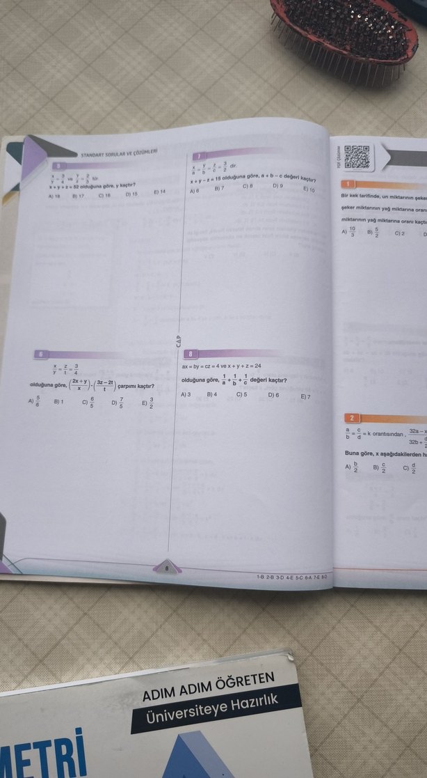 ADİM ADİM OGRETEN Matematik Video Anlatımlı Soru Fasikülü Prob. - Görsel 3