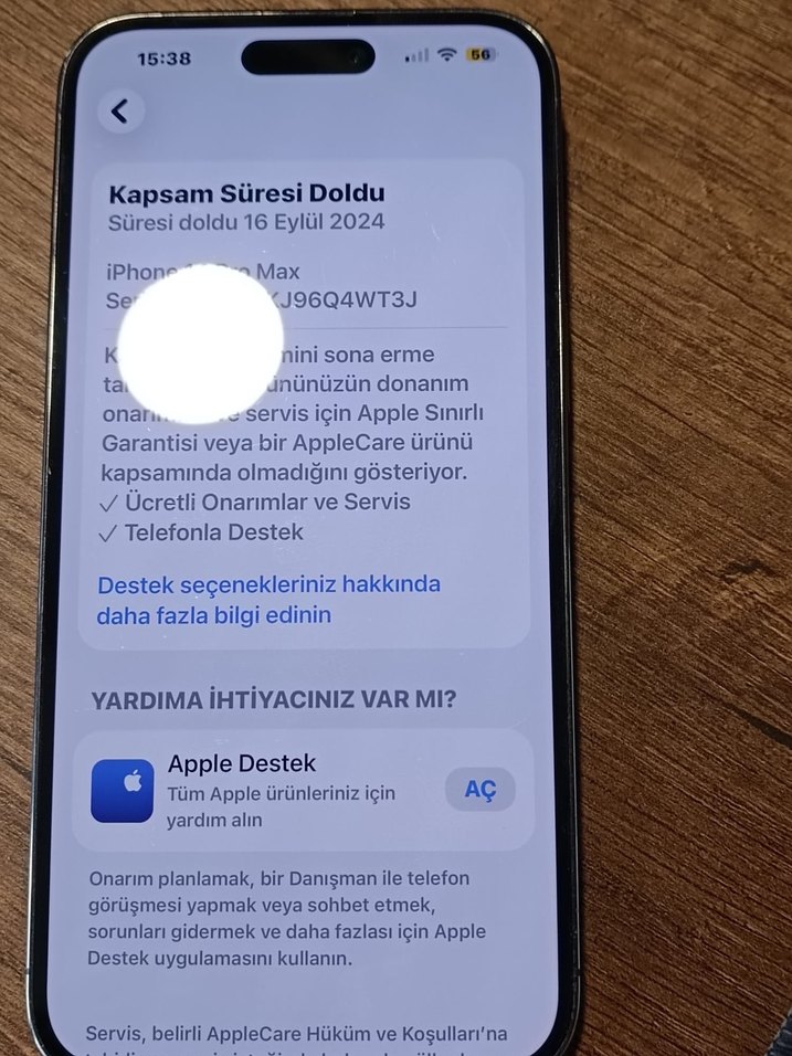 İphone 14 Pro Max 256 gb pil %88 yd - Görsel 5