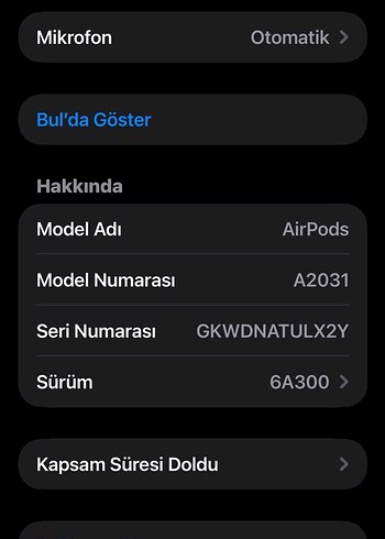 Airpods 2 sol kulaklık ve şarj kutu orjinal A2031 - Görsel 6