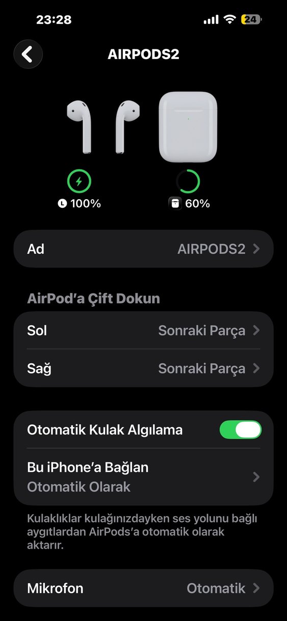 Airpods 2 sol kulaklık ve şarj kutu orjinal A2031 - Görsel 5