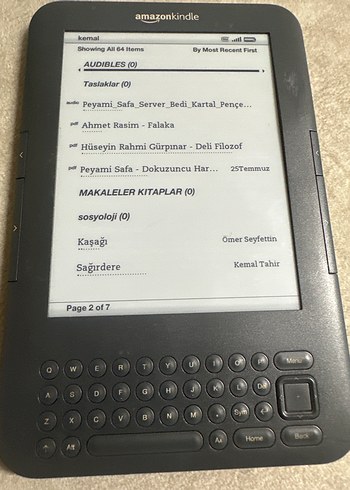 Siyah Amazon Kindle E-Kitap Okuyucu - Görsel 5
