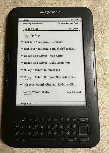 Siyah Amazon Kindle E-Kitap Okuyucu - Görsel 7