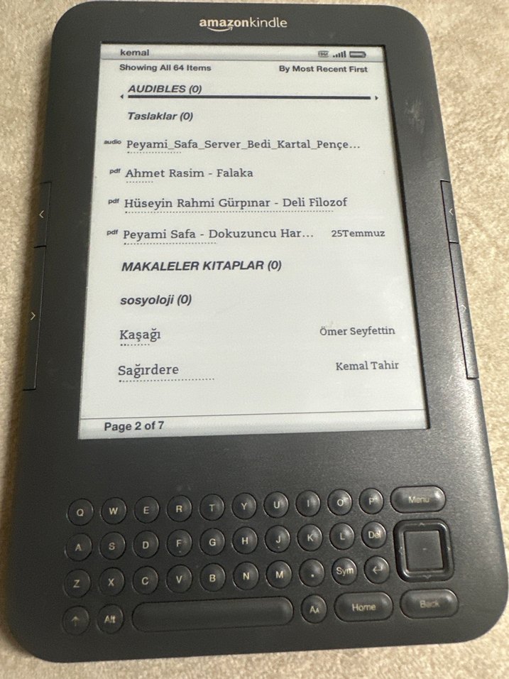 Siyah Amazon Kindle E-Kitap Okuyucu - Görsel 5