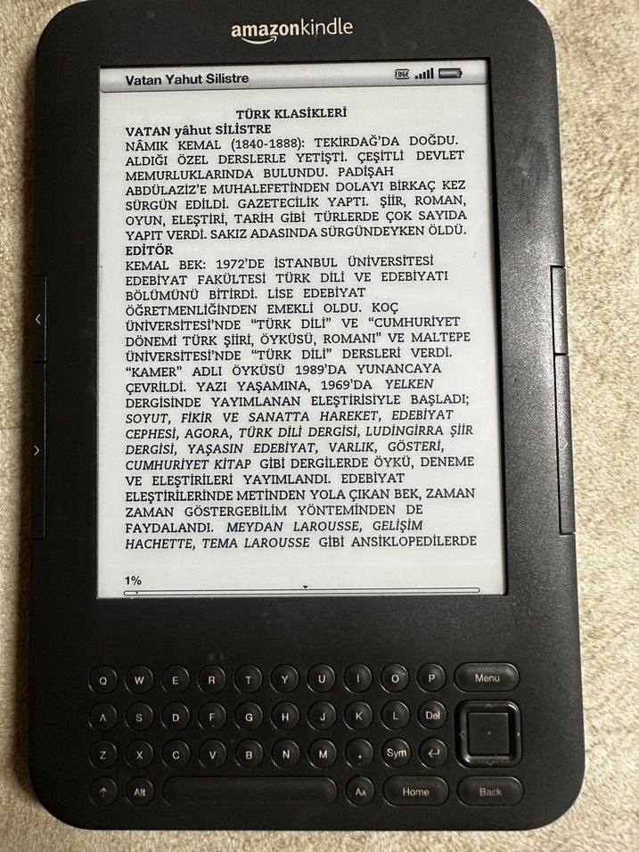 Siyah Amazon Kindle E-Kitap Okuyucu - Görsel 4