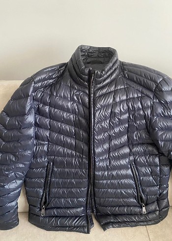 Siyah ERKEK Kışlık Şişme Mont LUFİAN Kaz tüyü - Görsel 5