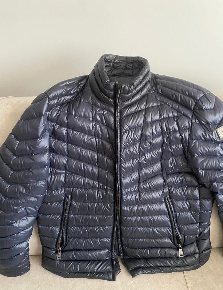 Siyah ERKEK Kışlık Şişme Mont LUFİAN Kaz tüyü - Görsel 5