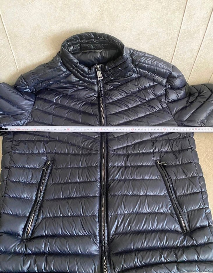 Siyah ERKEK Kışlık Şişme Mont LUFİAN Kaz tüyü - Görsel 2