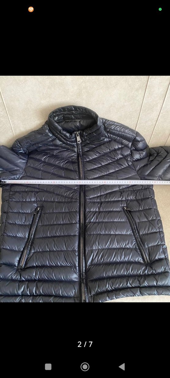 Siyah ERKEK Kışlık Şişme Mont LUFİAN Kaz tüyü - Görsel 4