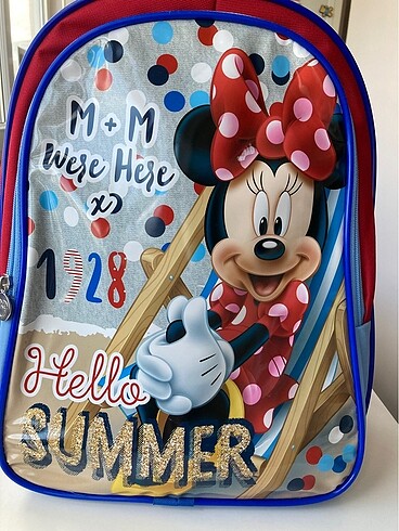 Disney minnie çanta ve beslenme çantası