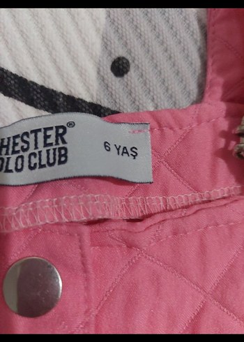 Pembe Düğmeli Kız Çocuk Yeleği - Görsel 4