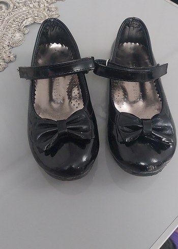 Kız Çocuk Siyah Rugan Tokalı Babet - Görsel 5