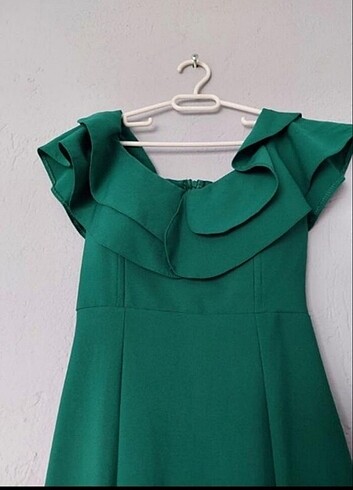 m Beden yeşil Renk Abiye elbise 