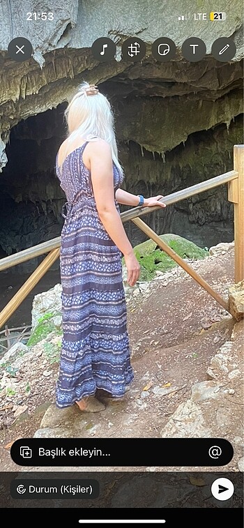 LC Waikiki Uzun askılı elbise