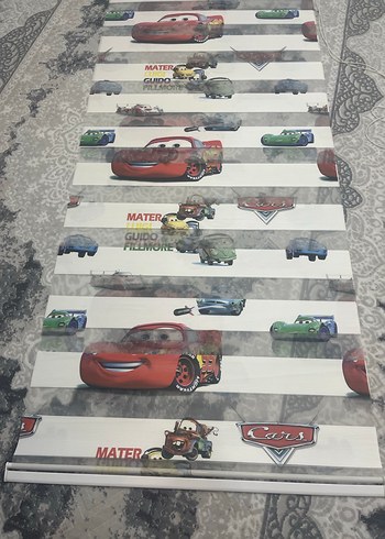 Arabalı zebra stor çocuk odası perdesi - Görsel 3