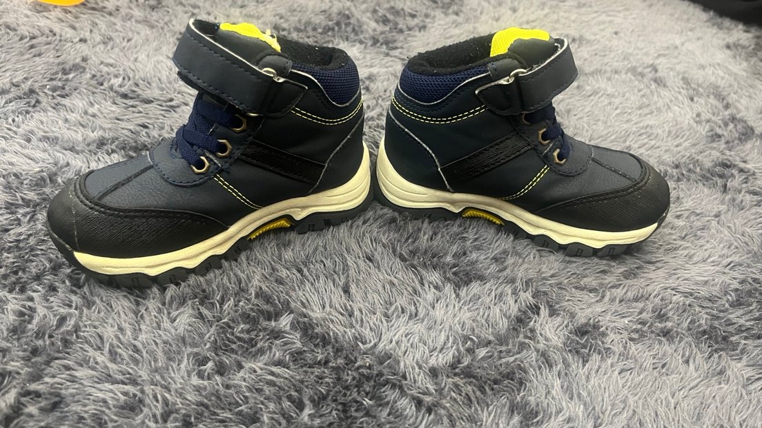 Gri Sarı Erkek Çocuk Spor Botu Velcro - Görsel 5