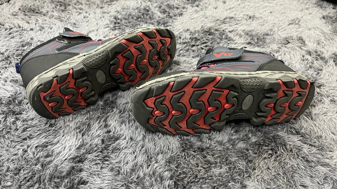 Gri Yılan Desenli Erkek Çocuk Botu Velcro - Görsel 2