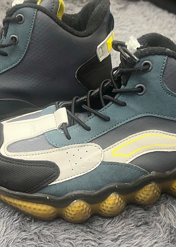 Gri Bağcıklı  Erkek Spor Ayakkabı - Görsel 6