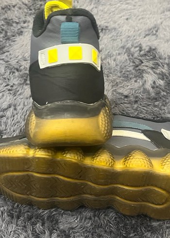 Gri Bağcıklı  Erkek Spor Ayakkabı - Görsel 4