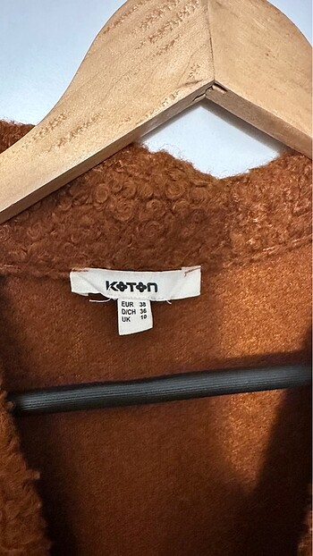m Beden Koton tarçın rengi kaban