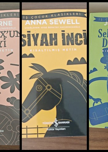 İş Çocuk Klasikleri Seti - Siyah İnci ve Diğerleri