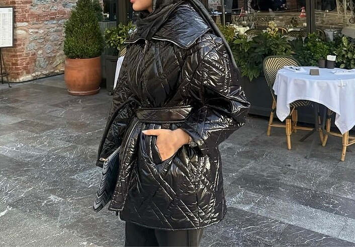 diğer Beden Parlak mont