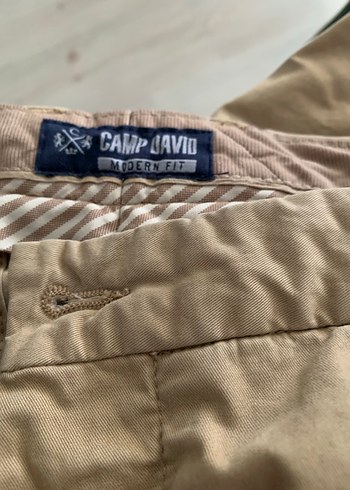 Bej Keten Erkek Pantolon CAMP&DAVID MARKA - Görsel 2