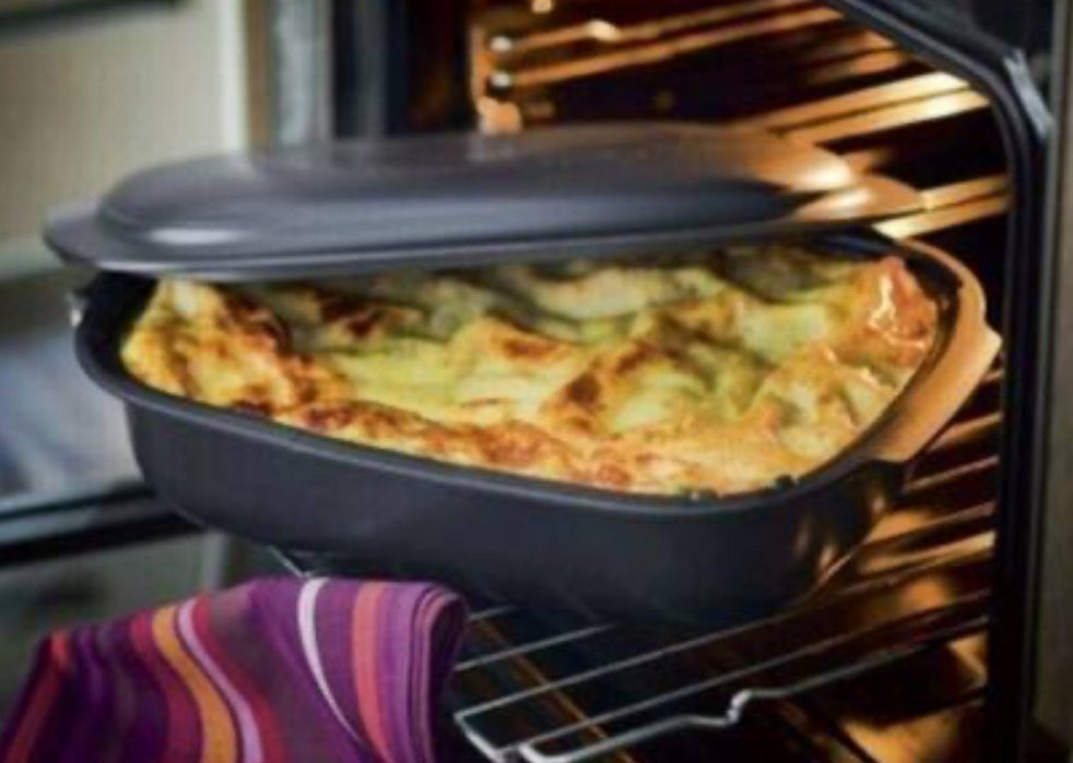 3.3L Büyük Pro Lazanya Kabı - Kahverengi - Görsel 2