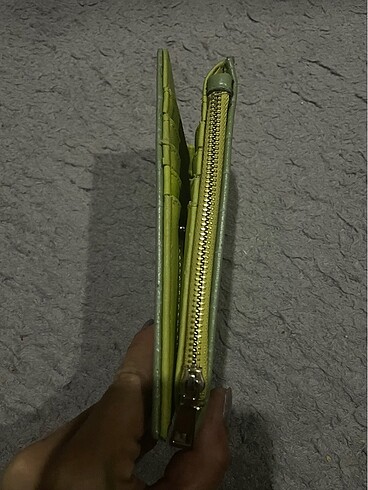 Deri yeşil cüzdan - Görsel 5