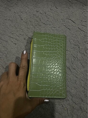 Deri yeşil cüzdan - Görsel 6