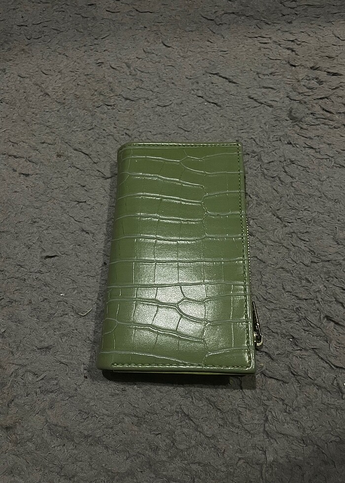Deri yeşil cüzdan - Görsel 3