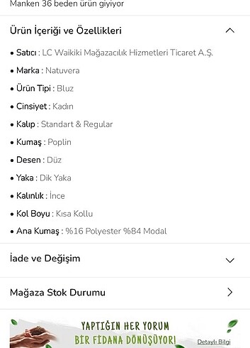 m Beden Kisa kollu bluz