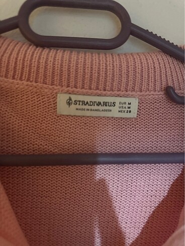 m Beden stradivarius 38 beden pembe kazak