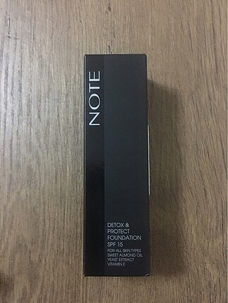 Note fondöten 01 açılmamış