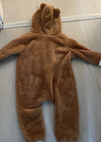 Kahverengi Kürklü Bebek Tulumu - Görsel 2