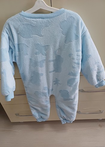 Zara Mavi Bebek velsoft Polar uyku Tulum Fermuarlı 2.5 tog