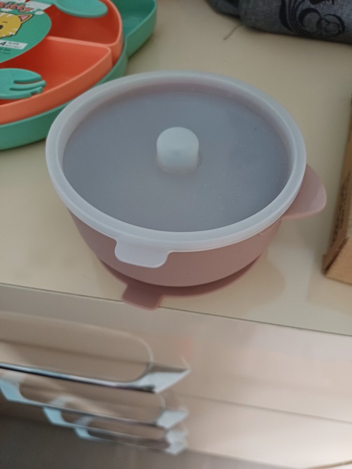 vakumlu kapaklı mama kasesi - Görsel 3