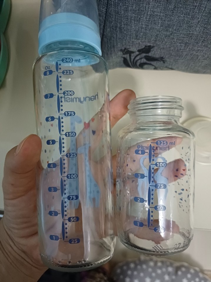 Mavi Bebek Biberonları 240 ml ve 125 ml - Görsel 2