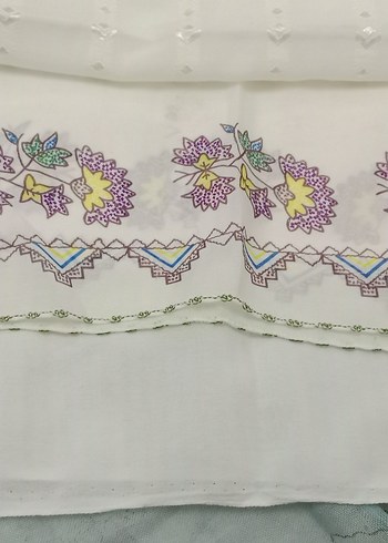 Nakışlı Çok Renkli Mutfak Havlusu - Görsel 2