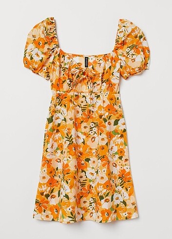 H&M çiçekli yazlık elbise