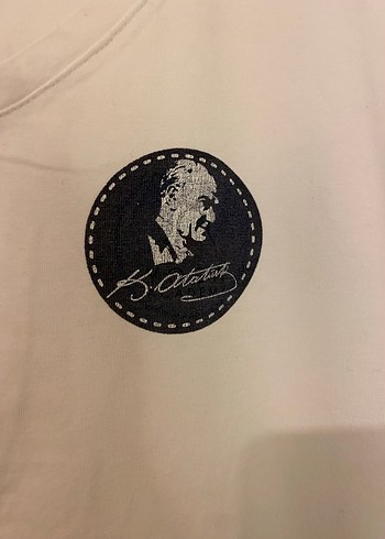 xl Beden Beyaz V Yaka Kadın Tişört