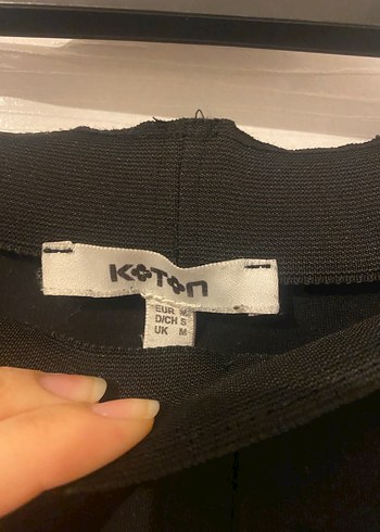 Siyah Esnek Kumaşlı Spor Tayt - Görsel 3